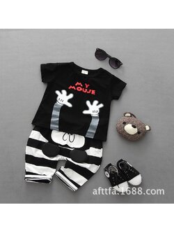 ชุดเสื้อมิ๊กกี้เมาส์+กางเกง