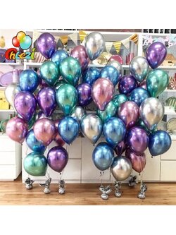 ลูกโป่งทรงกลม สีเทมาลิค