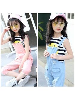 เอี้ยม กางเกงสีพาสเทล พร้อมเสื้อ