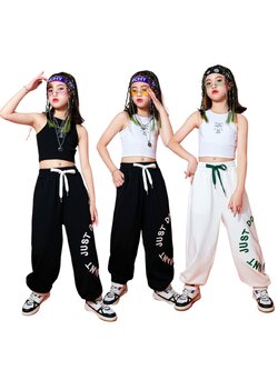 พร้อมส่ง เฉพาะเสื้อกล้ามสีขาว ***ชุดเต้น ชุดแดนซ์ เสื้อกล้าม