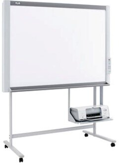 Plus M18WS Electronic whiteboard ขนาดของจอบอร์ดมี 2 ผิวหน้า กดปุ่มเลื่อนไปแบบต่อเนื่อง (Endless Sheet 2 หน้า)