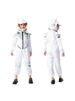 frineldly4kid พร้อมส่ง ชุดอาชีพ ชุดอวกาศ ตรีมอวกาศสีขาว