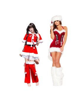 พร้อมส่ง ชุดคริสต์มาส แซนตี้ เซ็ทเด็กโต-ผู้ใหญ่