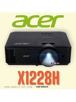 ACER X1228H ความสว่าง 4,500 (ANSI Lumens) ความละเอียด(พิกเซล) 1024x768 (XGA) Contrast 20,000:1