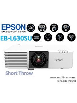EPSON EB-L630SU (Laser / Short Throw) ความสว่าง(ANSI Lumens) 6,000