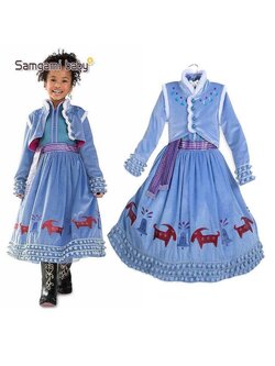 เดรสแขนยาว อันนาพร้อมผ้าคลุม