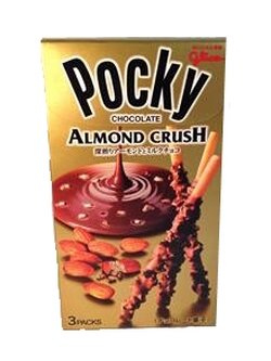 Pocky Chocolate Almond Crush (กล่องทอง)