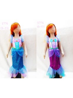 สินค้าพร้อมส่ง ชุดว่ายน้ำ หางนางเงือก ชุดนางเงือก เดรส