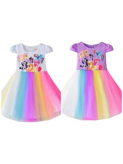 เดรสม้าโพนี่ กระโปรงรุ้ง