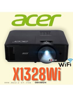 ACER X1328Wi มี wireless ความสว่าง 4,500 (ANSI Lumens) ความละเอียด(พิกเซล) 1280x800 (WXGA) Contrast 20,000:1