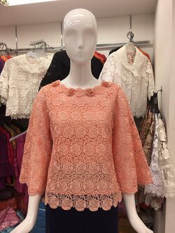 เสื้อลูกไม้อิตาลี สีสวย แบรนด์พิ้งบูติค