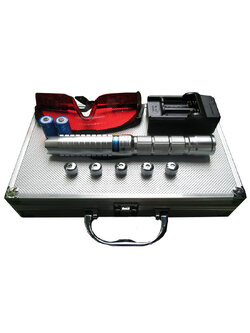 (Super Blue laser) เลเซอร์น้ำเงิน แรง x2 เผากระดาษไหม้