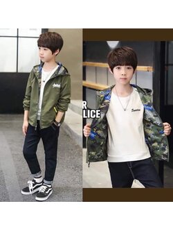 กันหนาว: เสื้อกันหนาวเด็ก ลายทหาร