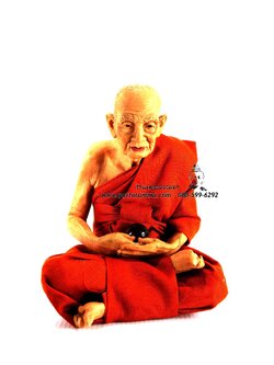หลวงปู่ทวด เหยียบน้ำทะเลจืด ( ไฟเบอร์เหมือนจริง ) หน้าตัก 5 นิ้ว สูง 8 นิ้ว