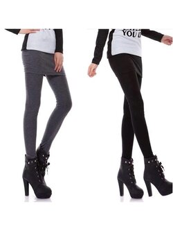 ชุดเด็ก : เลกกิ้งกระโปรง เด็กโต-ผู้ใหญ่ สีเทา ,สีดำ