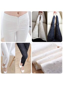 เลกกิ้ง ผ้าลูกไม้