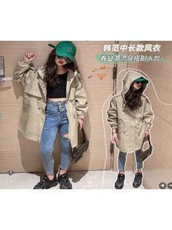 เสื้อกันหนาว เแจ้คเก็ตตัวยาว สีครีม