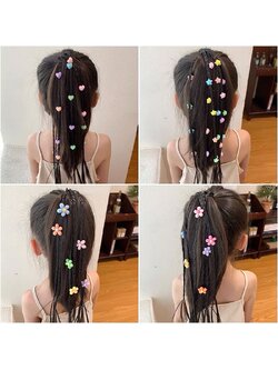 พร้อมส่ง เปียแต่งผม สีผมเด็ก เปียผมสี