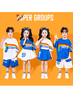 ชุดเต้นเด็ก เซ็ต เสื้อ+กระโปรง/กางเกง**สินค้าเปิดจอง