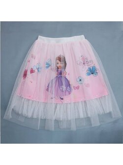 กระโปรง สีขาว ลายโซเฟีย