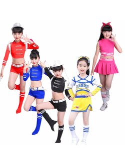 สินค้าพร้อมส่ง ***ชุดเชียร์ลีดเดอร์ เซ็ท เสื้อ+กระโปรง