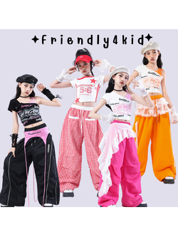friendly4kidชุดเต้น เซ็ตเสื้อแขนสั้น+กางเกงขายาว**เปิดจอง