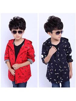 กันหนาว : แจ็คเก็ต ลายหนวด