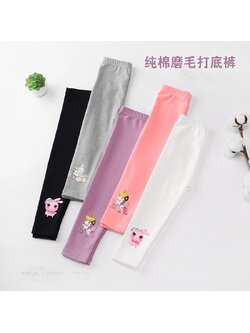 พร้อมส่ง เลกกิ้งเด็ก ขายาว สกรีนลายการ์ตูน