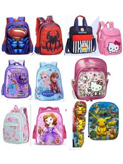 กระเป๋า เป้เด็ก กระเป๋านักเรียน เด็กอนุบาล ลายการ์ตูน สินค้าพร้อมส่ง