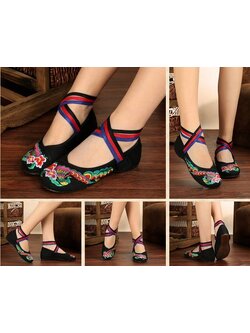 รองเท้าจีน ปักลาย มีแบบมากกว่ารูปปก