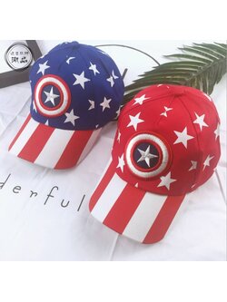 หมวกเด็ก แก๊ปกัปตันอเมริกา ** สินค้าเข้า 18/7/18