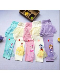 เลกกิ้ง ระบาย ลายเจ้าหญิง