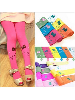 F- ถุงน่องเต็มตัว เนื้อผ้าละเอียด ลายแมว