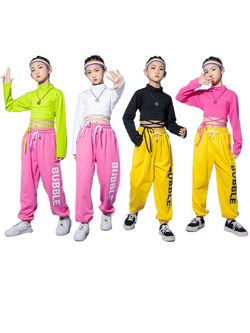 **เฉพาะเสื้อ** ชุดเต้น เสื้อเอวลอยผูกเอว แขนยาว