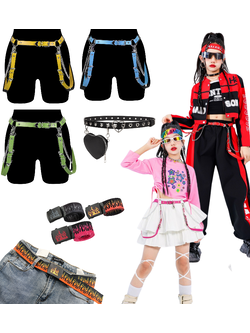 พร้อมส่ง พร๊อพเสริม เข็มขัด แนวสปอร์ต ห้อยสายอสายปรับระดับ