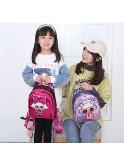 กระเป๋าเด็กเป้ LOL ปักเลื่อม ไซส์ใหญ่