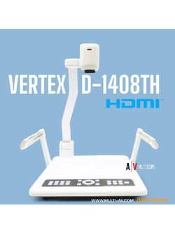 VERTEX D-1408TH(HDMI) เครื่องฉายภาพ 3 มิติ ระบบCMOS หมุนหัวกล้องได้ 320 องศา ความละเอียด 8.3M Pixel