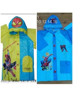 เสื้อกันฝน ชุดกันฝน เด็ก ลายสไปเดอร์แมน