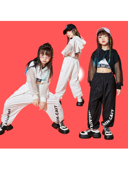 พร้อมส่ง***ชุดเต้น เสื้อแขนยาว ตาข่าย +เสื้อตัวใน+กางเกง หน้าป้าย