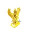 พญาครุฑ สีทอง เนื้อเรซิ่น ขนาด 5 นิ้ว สูง 9 นิ้ว