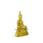 พระพุทธรูปปางมารวิชัย เนื้อโลหะ พ่นทอง หน้าตัก 2 นิ้ว สูง 3.5 นิ้ว