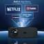 Mini Projector ENZO Full HD 1080P รองรับวิดีโอ 4K ระบบAndroid 9.0 5000:1 โฮมเธียเตอร์โปรเจคเตอร์ WiFi Built in NETFIX YOUTUBE