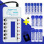 ถ่านชาร์จ Doublepow AA 1200 mah 6 ก้อน + AAA 1250 mah 6 ก้อน + charger 6 ก้อน