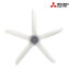MITSUBISHI พัดลมเพดาน 5 ใบพัดขนาด 56 นิ้วพร้อมรีโมท รุ่น C56-RW5 สีขาว