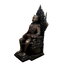 เสด็จพ่อ ร.5 นั่งบัลลังก์ เนื้อโลหะ ขนาด 9 นิ้ว สูง 21 นิ้ว