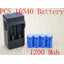 ที่ชาร์จถ่าน 16340 (3.7V) รางคู่ รุ่นถูก