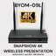 4K WIRELESS PRESENTATION SNAPSHOW รุ่น BYOM-09L ส่งภาพและเสียงไร้สาย ทั้งจาก PC/Notebook, Mac, iOS, Android ออก LCD/Projector ผ่าน WiFi