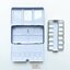 Museo Empty Watercolor Tins Box Palette + 12 Empty Half Pan