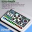 Koorfly kf-03 เครื่องสีขาว อุปกรณ์ควบคุมเสียง เอฟเฟกต์เสียงในตัว Live sound card