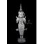 พระสยามเทวาธิราช สีโครเมี่ยม เนื้อเรซิ่น ขนาด 5 นิ้ว สูง 15 นิ้ว